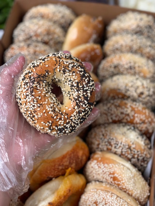 Dozen Mini Bagels.