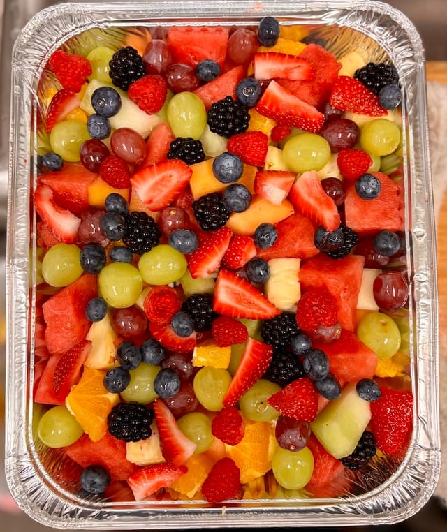 Fruit Salad Tray.