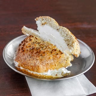 Bagel with cream cheese
