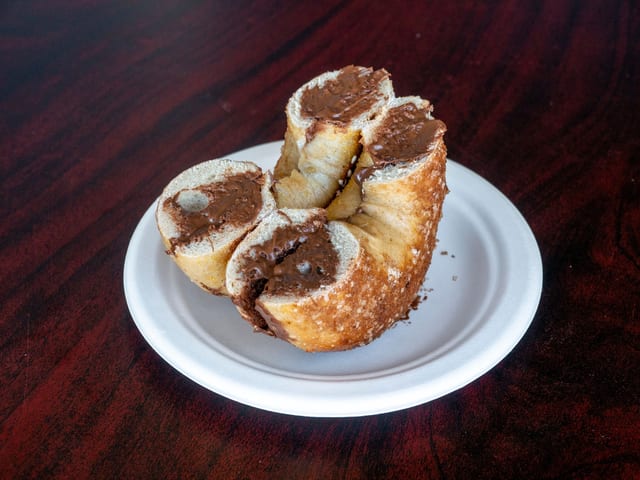 Bagel with Nutella.