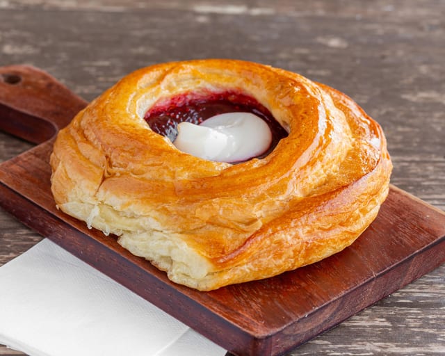 Raspberry & Cheese Danish.