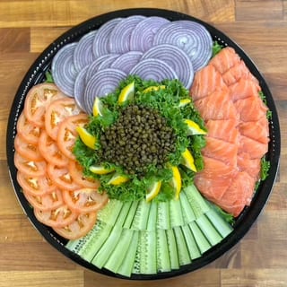 Smoked Nova Lox Platter
