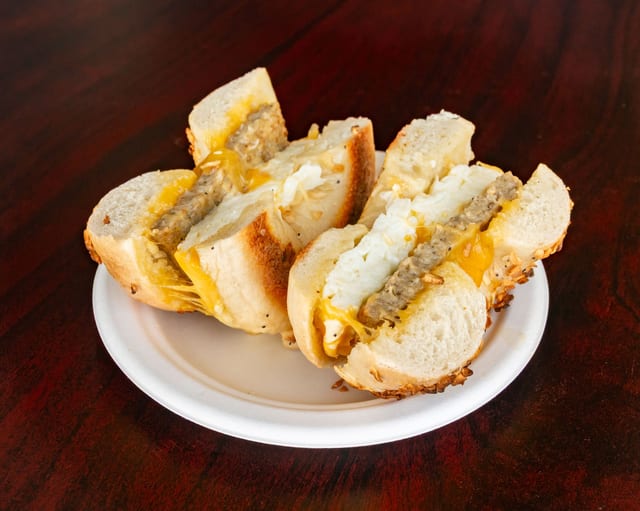 Egg White, Meat & Cheese.