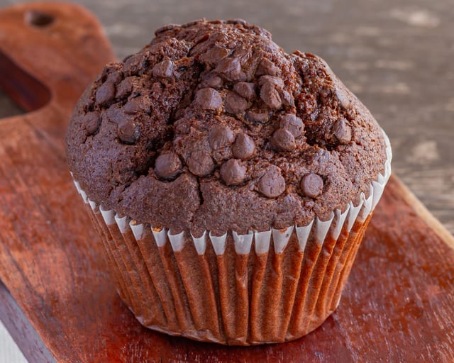 Dark Chocolate Muffin.
